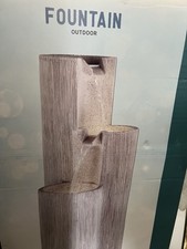 Cream Water King Fountain 3 Tier Led Lights No Water Supply Required Brand New