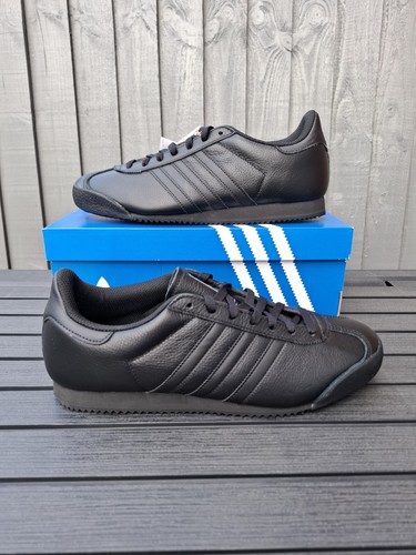 Adidas k74 men - black, leather