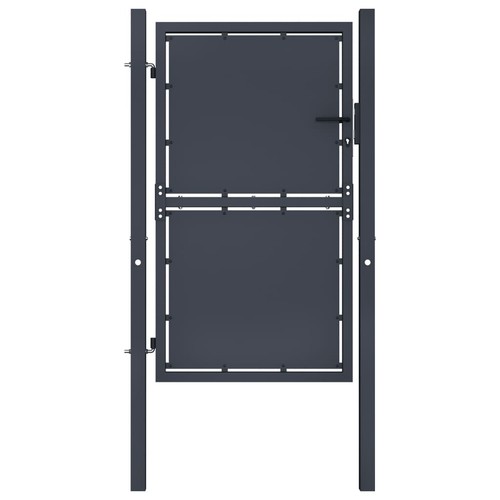 Steel garden gate anthracite - steel,