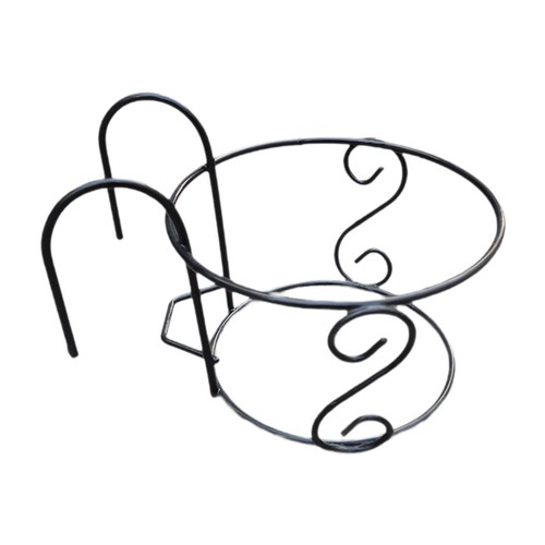 Iron art hanging - art, basket