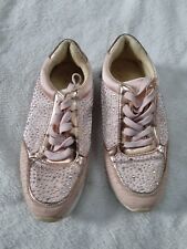 Woman AZAREY fancy sparkly shiny Trainers Size Uk5