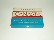 Vintage "Canasta" card game by Waddingtons.