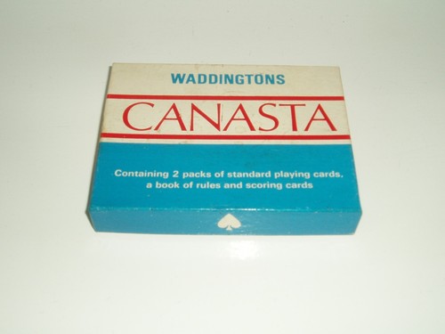 Vintage canasta card - game, by