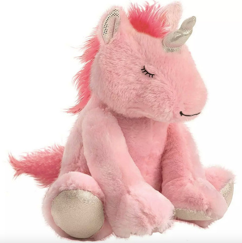 Pink unicorn snuggable hottie - snuggable,