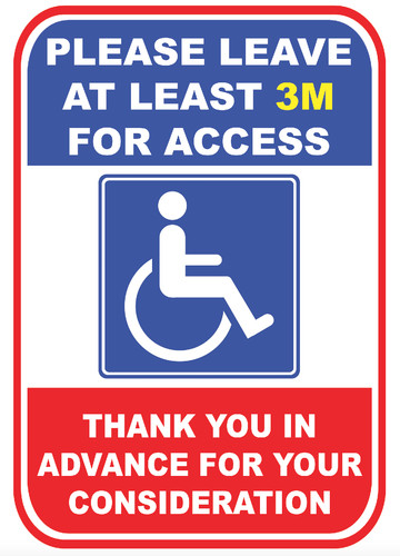 Disabled parking access leave - disabled,