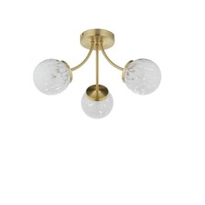 Ceiling Light 3 Way Glass