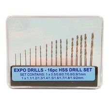 EXPO 11516 16pc HSS DRILL BIT
