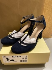 Next Women's Navy Suede Wedges