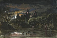 Ruins In Landscape - Miniature