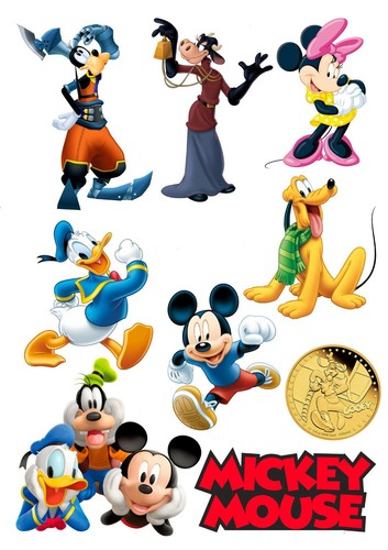 Mickey mouse edible cake - mickey,