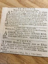 ayrshire militia messman