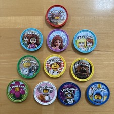 11x LEGOLAND Pop Badges (2015-2019) including ANNUAL PASS EXCLUSIVE