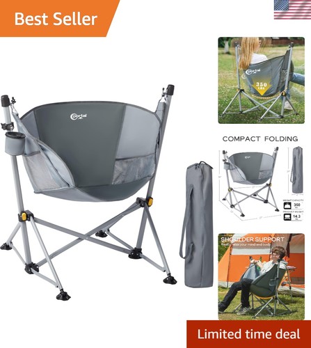 Grey outdoor swinging chair - grey,