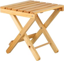 Folding Wooden Side Table