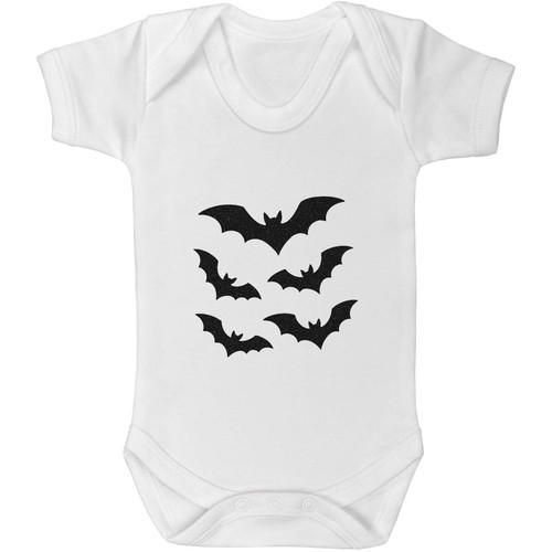 Flying bats silhouette baby - bats,