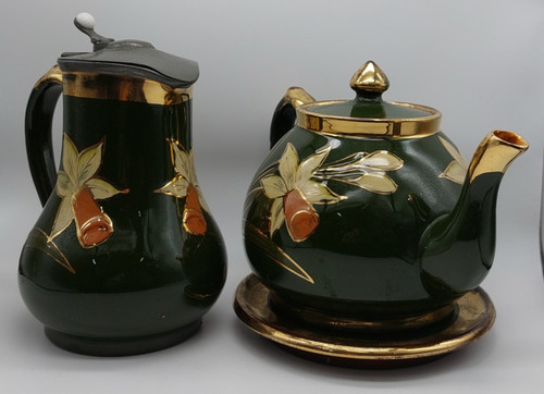 Vintage tea pot set mid - vintage,