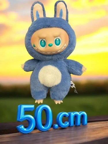 Giant blue soft toy with - blue,