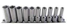 Britool 10-Piece 3/8" Drive Deep Metric Bike Socket Set