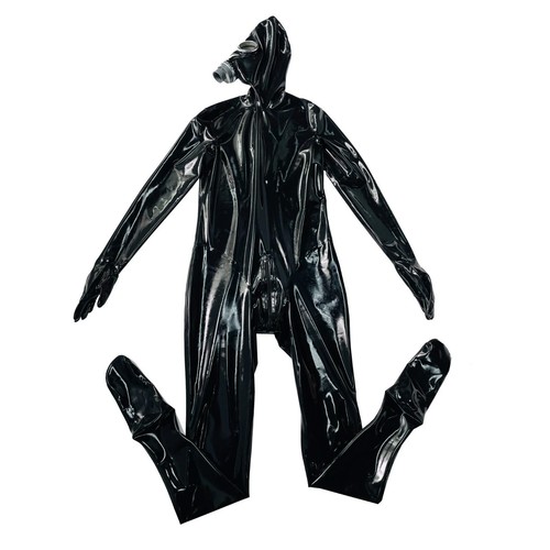 Latex gas catsuit - latex, full