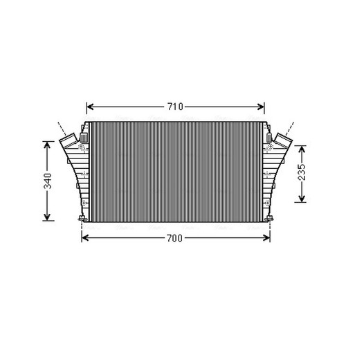 Intercooler for vauxhall - intercooler,