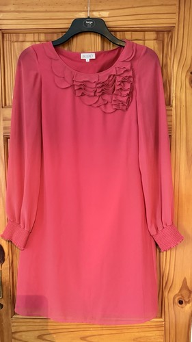 Kaliko pink shift dress round - pink,