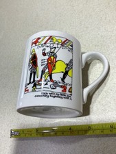 Simon Drew Great Mistakes of History King Harold Arrow Hastings Porcelain Mug