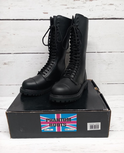 Brandit black leather boots - brandit,