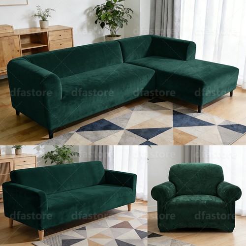 Velvet plush couch cover - plush,