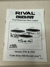Vintage Rival Crock-Pot Manual