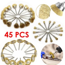45pcs Brass Polishing Wire Cup