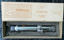 Vintage medical grade Teltron Vidicon tube 8000-X, test sheet and original box