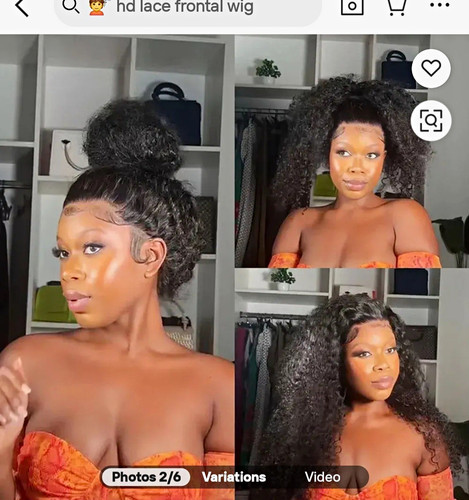 Glueless lace front wig black - lace,