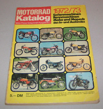 Motorcycle Catalog 1972/73 -
