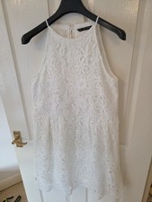 Zara Womens White Dress Floral