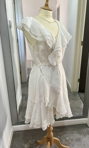Coast white size dress - white, 12