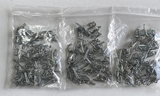 150 x SILVER CURTAIN HOOKS NEW SOLID METAL STEEL HEADER TAPE PENCIL PLEAT RAILS