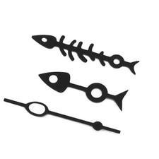 Steel Green Luminous Fish Bone