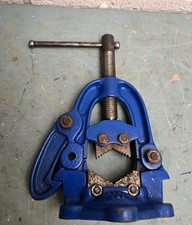 Vintage record pipe vice clamp - record,