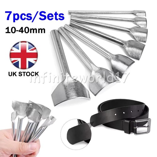 7pcs half round leather cutter - 7pcs, half-round