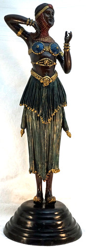 French cold painted bronze - french,