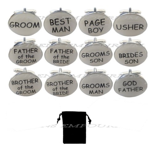 Cream oval mens - , wedding
