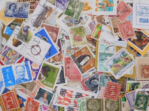Stamp world wide - stamp, on