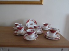 Paragon Rockingham Red Tea/Coffee Set  - 6 trios