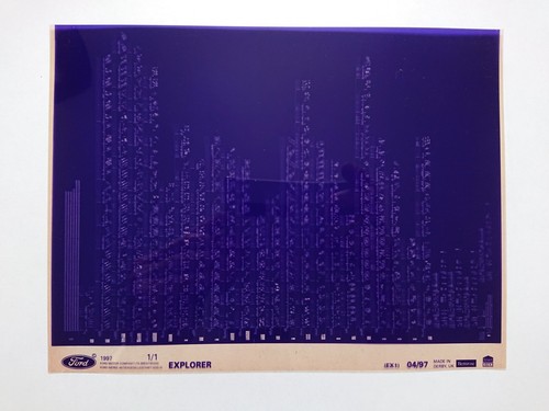 Ford explorer parts microfiche - explorer,