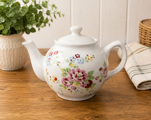 Cath kidston floral teapot - cath,