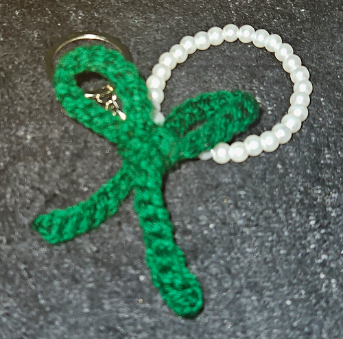 Handmade keyring split ring - handmade,