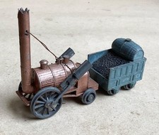 BENBROS Qualitoys - STEPHENSONS ROCKET with COAL TENDER (1950s/60s)