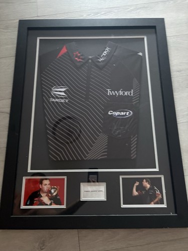 Autographed darts shirt - darts,