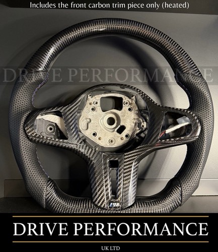 Carbon fibre steering wheel - carbon,