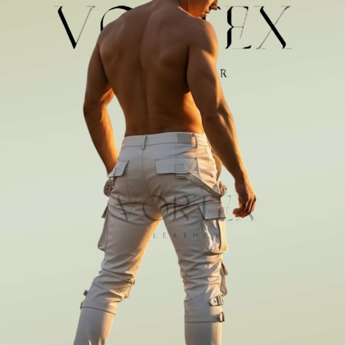 Men white cowhide real - white,